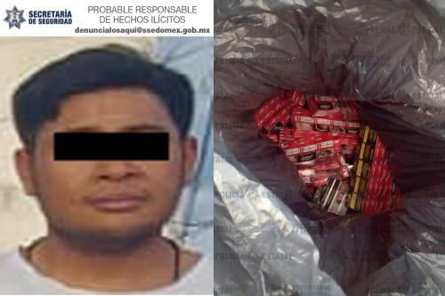 Secuestra a conductor para robar 100 mil pesos en cigarros y que lo agarran en Lerma